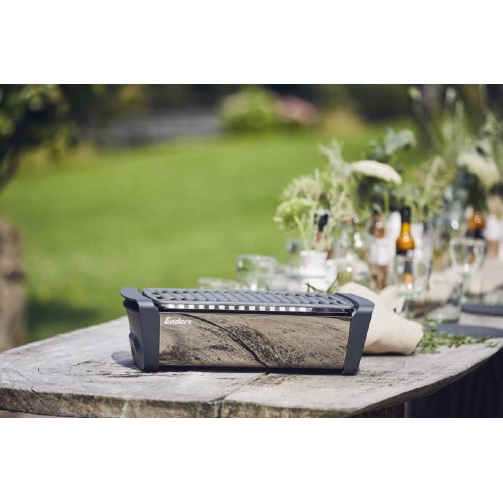 Вугільний гриль Enders Aurora Mirror Black 1365K